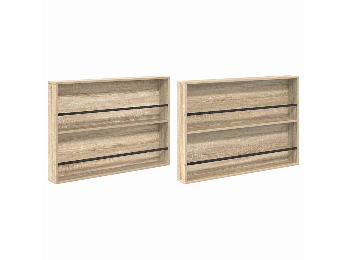 Conjunto de prateleiras para revistas Carvalho Sonoma 100x12x70 cm MAISON EXCLUSIVE