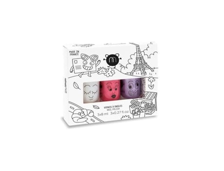 Conjunto De 3 Esmaltes City Aille Unique Coloris Unique Nailmatic