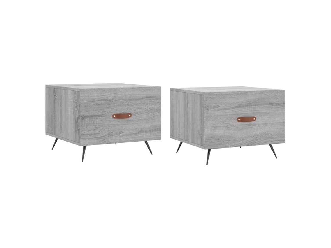 Coffee Table, Coffee Tables Vidaxl Cinzeto Madeira Processada (n/a)