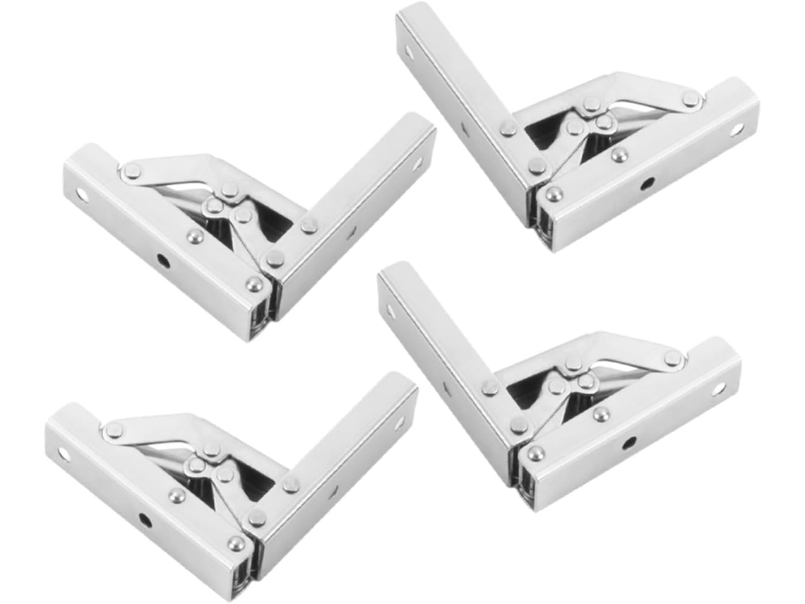 Amosfun Conjunto De 4 Suportes Com Ocultas Para Portas Armários