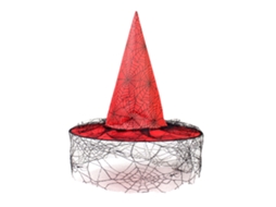 Chapéu de Bruxa com Ponta Maga Decorativo para Halloween Festas S/MARCA