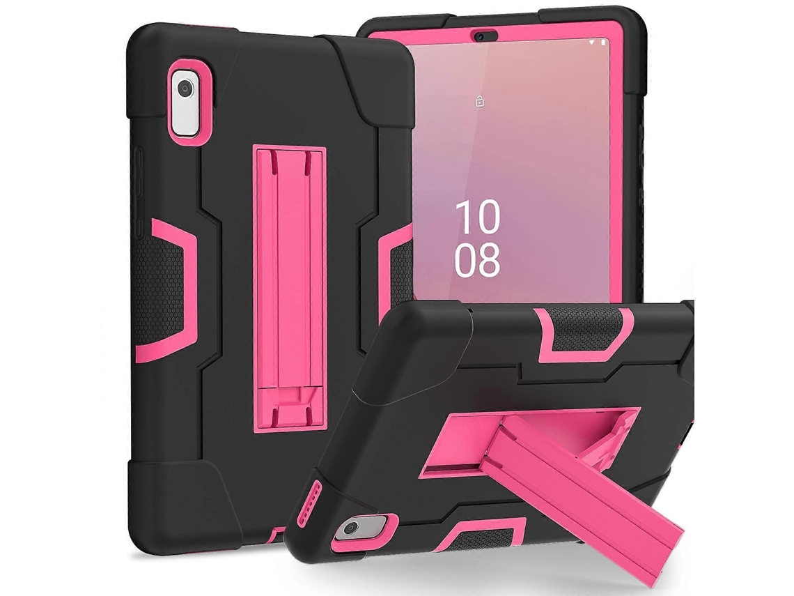 Capa de silicone híbrida para tablet Webake com suporte e cor contrastante