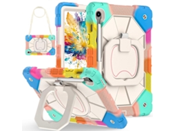 Capa de silicone colorida azul Hengrongshen para tablet Samsung Galaxy Tab S10 Fe S9 Fe S9