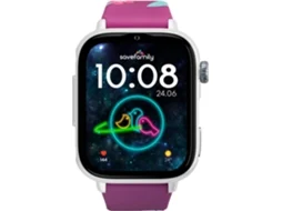 Smartwatch SAVEFAMILY SaveWatch Plus 2 para Crianças (Silicone - Branco/Roxo)