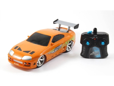 Carro Telecomandado  Fast&Furious 1995 Toyota Supra-Laranja (Idade Mínima: 6 - Alcance: 25 m - Velocidade Máxima: 10 Km/h)