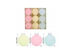 Bolas De Natal Strömten 6cm/12 Unidades, Pingentes Para Árvore De Natal, Decorações De Casa, Shopping E Férias Igvtrade