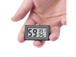 Mini Higrômetro E Termômetro Digital Para Monitoramento De Umidade Interna Com Sensor De Temperatura Em Fahrenheit ()