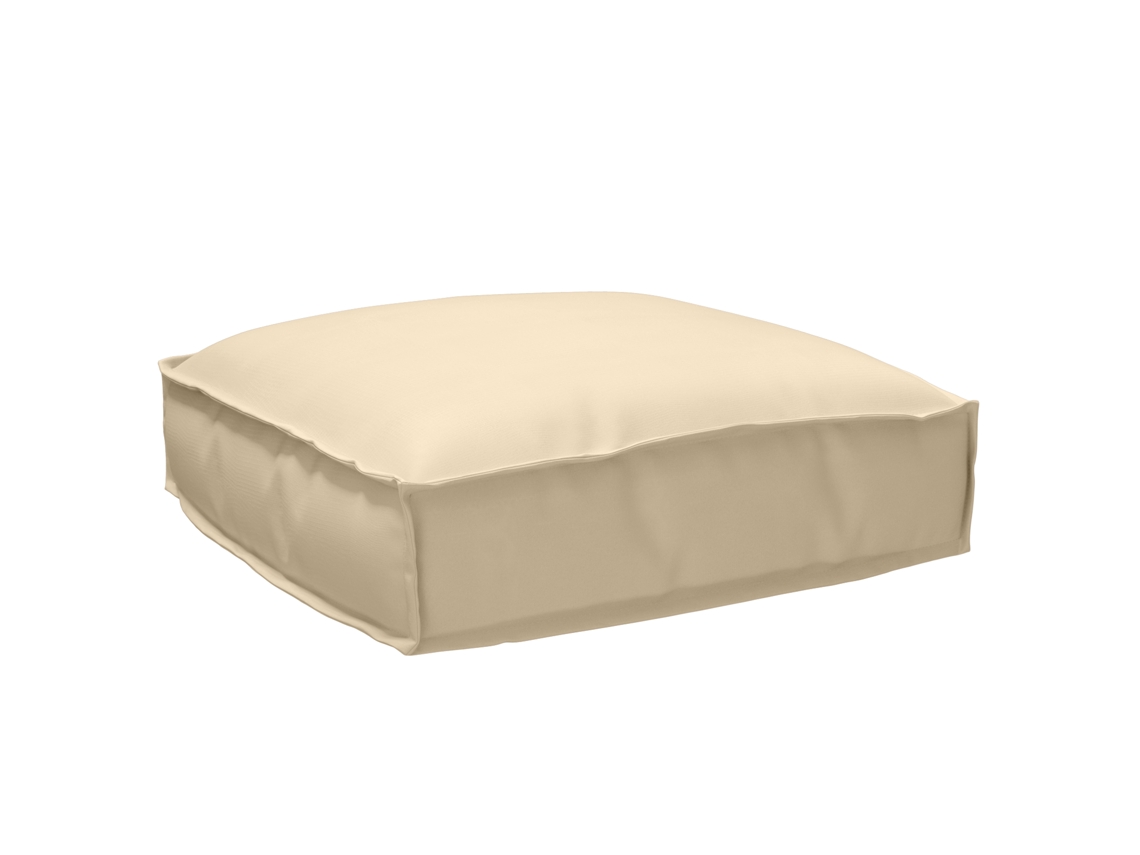Conjunto 1 Decoração De Almofada Vidaxl Bege Oxford (50 X 50 X 12 Cm)