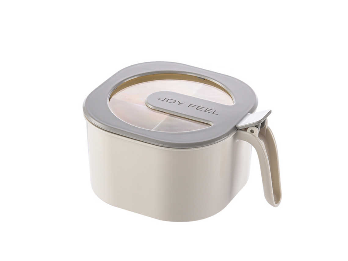 Nova Line caixa de Temperos 4 em 1 com Colheres Tampa Transparente Material Seguro para Cozinha Camping Bbq
