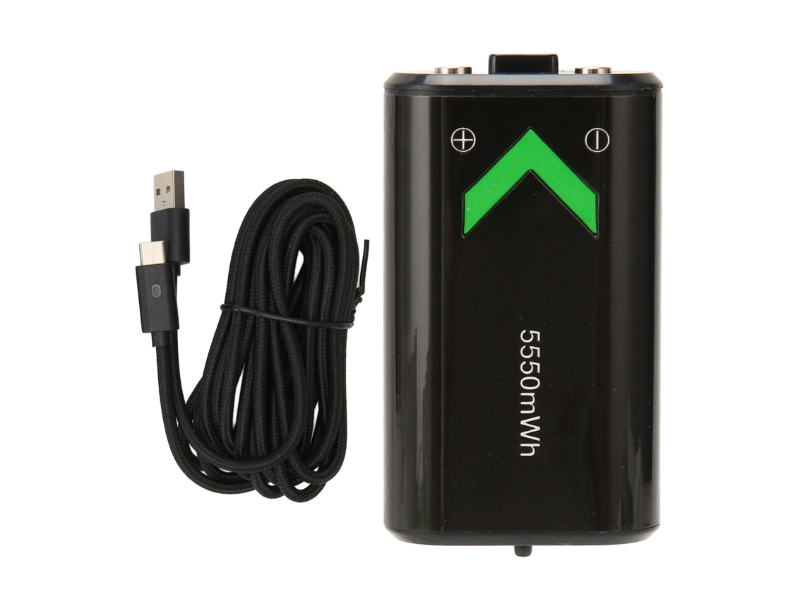 Bateria Recarregável 5550mah Xbox Com Cabo Usb C 3m