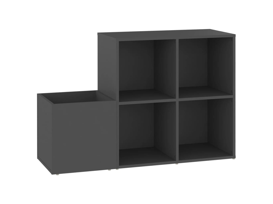 Hall Shoe Cabinet, Hall Shoe Cabinets Vidaxl Cinzeto Madeira Processada (n/a)