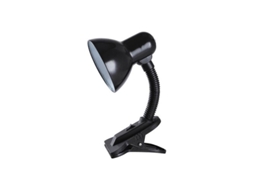 Candeeiro De Mesa Com Braçadeira Saidu E27 Preto Gsc