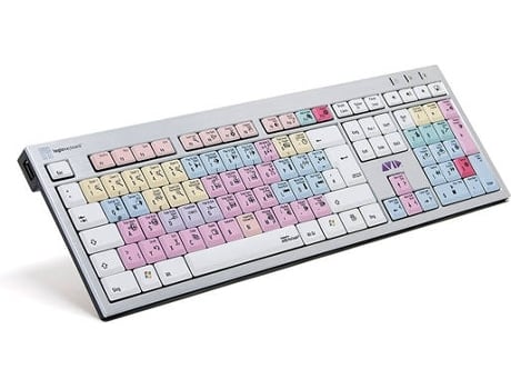 Teclado LOGICKEYBOARD Avid Pro Tools (Com Cabo - Layout Alemão - Teclado Numérico)