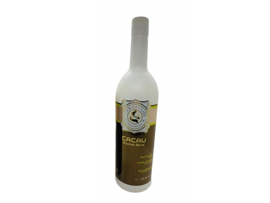 Escova Progressiva Eternity Liss Cacau (chocolate) Pelo Seco 2x1l