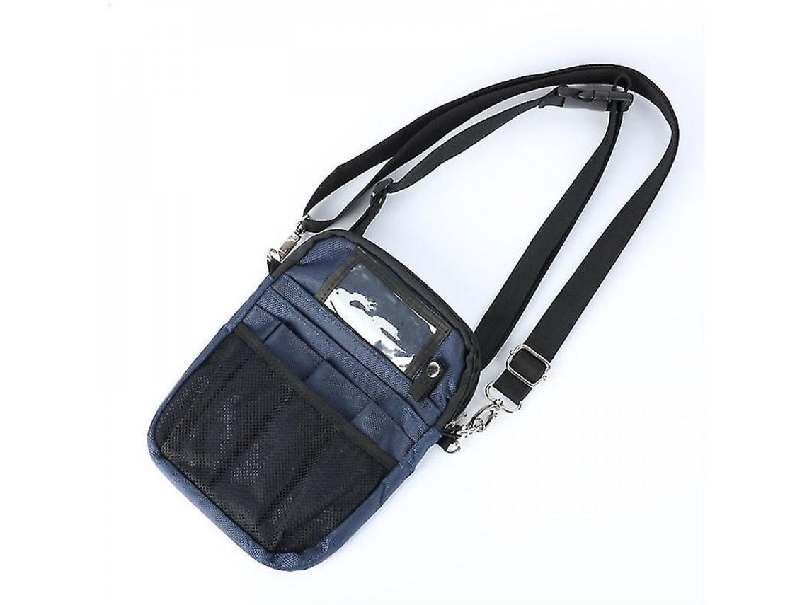 2026 mochila Médica para Enfermeiros, Borsalino de Enfermagem com Cremalheiras, Kit de Ferramentas Médicas, Bolsa Multiuso Unissex Azul