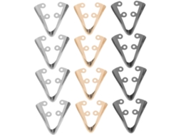 Protetores De Metal Para Salto Alto, Design Invisível, 6 Pares Em Cores Diferentes.
