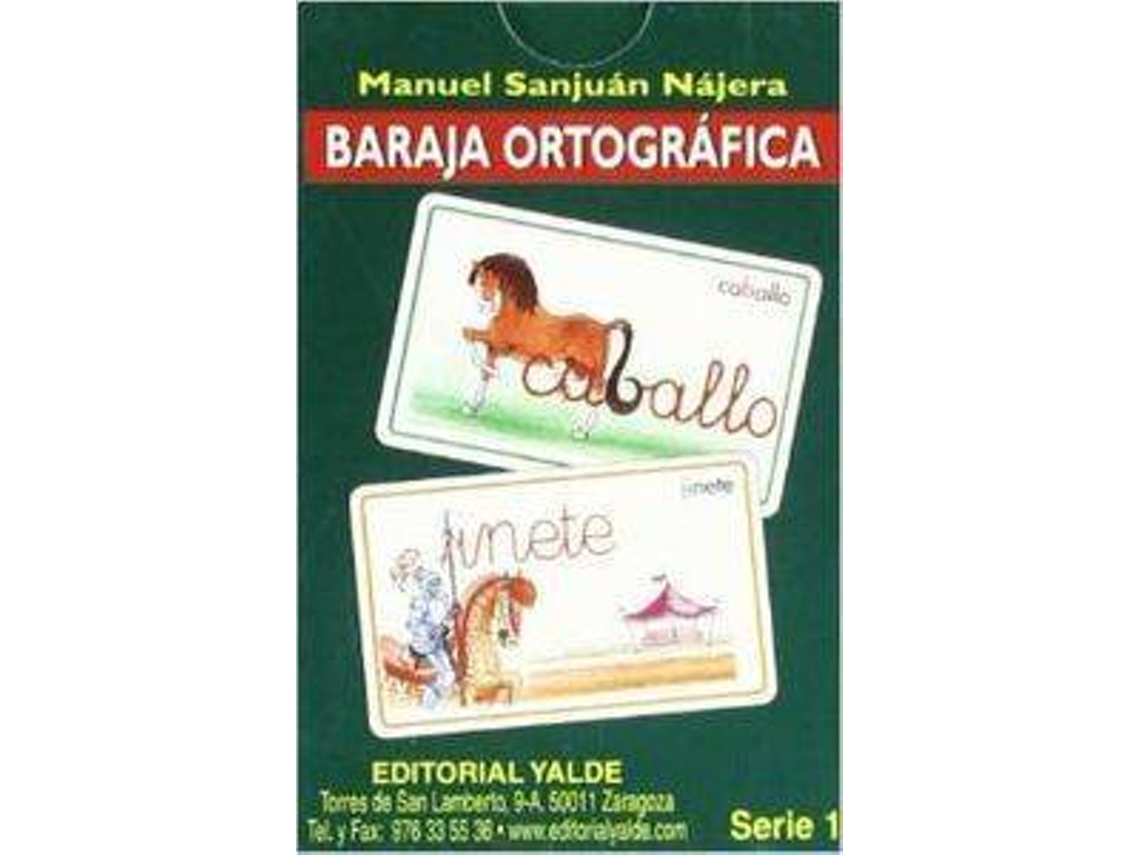 Livro Baraja Ortografica 1. 33 Cartas de Manuel Sanjuán Nájera (Espanhol)