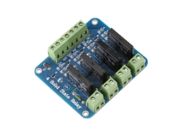 Hkj módulo de Relé de Estado Sólido Ssr de 4 Canais 5v para Carga 2a 100v~240vac