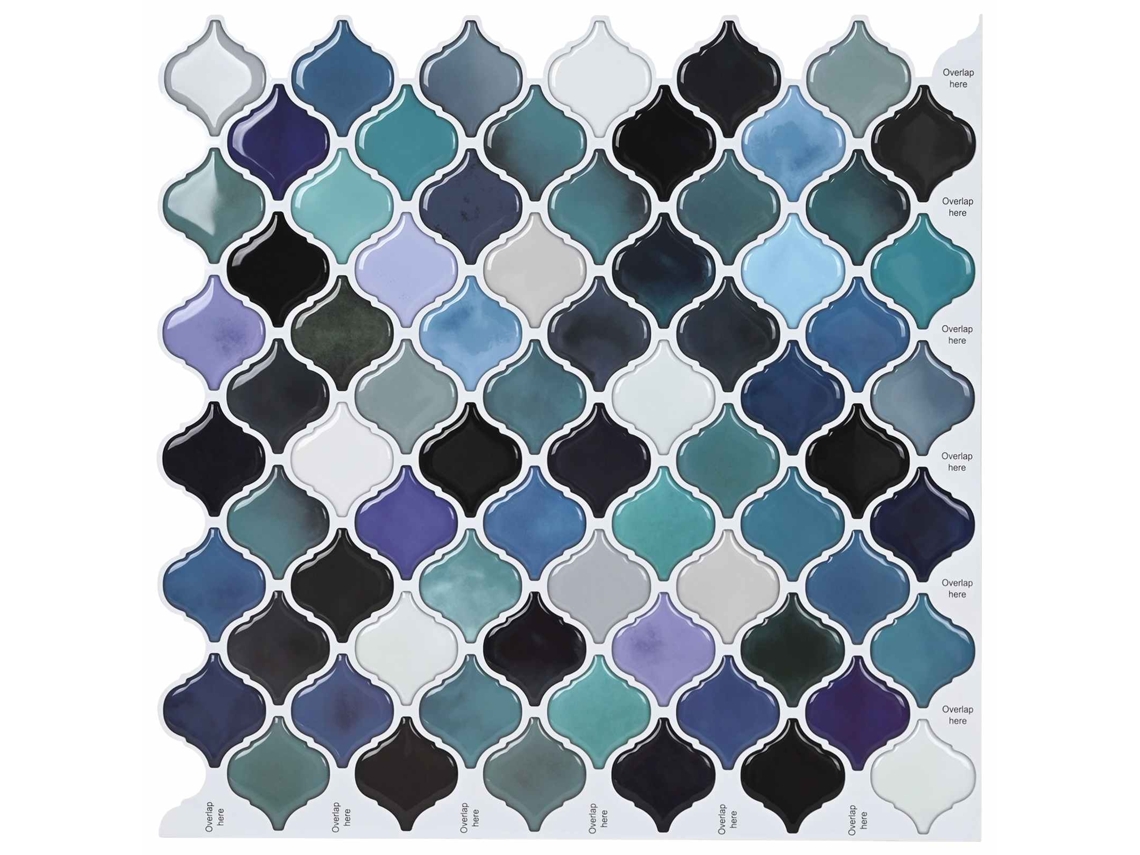 Vidaxl Azulejo Lanturn 10 Unid. Verde Azul 27 X 27 Cm