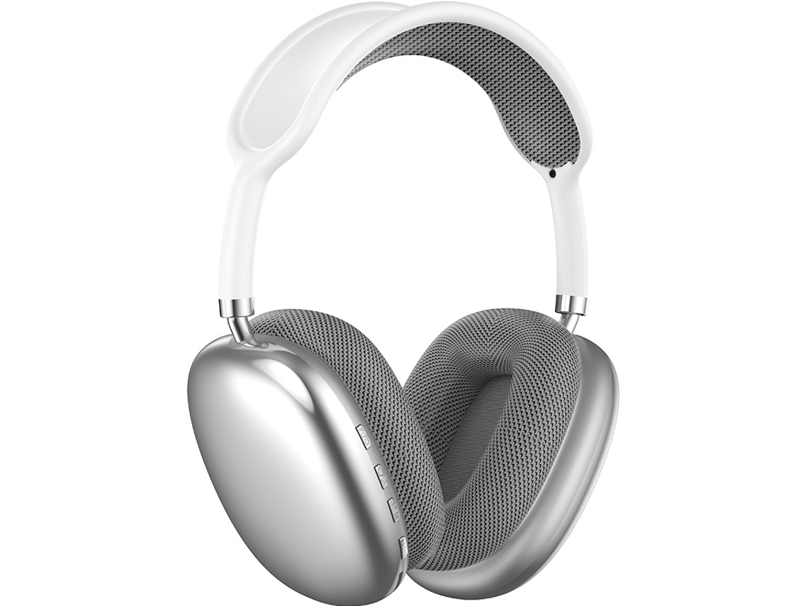 Fones De Ouvido P9pro Max Com Bluetooth, Prateados Brilvibera