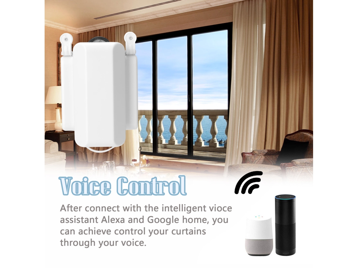 Laxiscreed Controlador Wifi Para Cortina Smart Com Comando Por Voz E App
