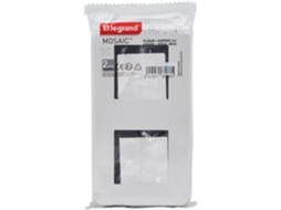 Suporte De Parafuso Mosaico 2x2 Módulos Verde Branco Legrand