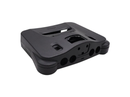 2026 capa de Plástico Translúcido para Console N64 Retro, Shell de Substituição Preto com Ferramenta de Instalação