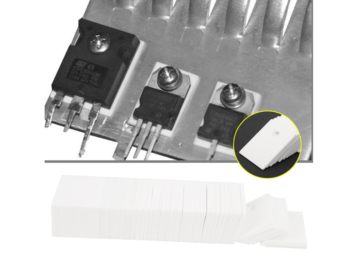 Laxiscreed Laje Isolante Em Cerâmica De Alumina, 4mm, Alta Resistência Térmica