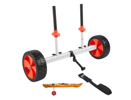 Reboque Vertical Para Caiaque Com Pneus De 25,4 Cm Carga De 113,4 Kg Vevor