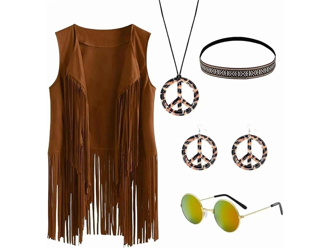 Fato De Halloween - Hippie - Para Mulher