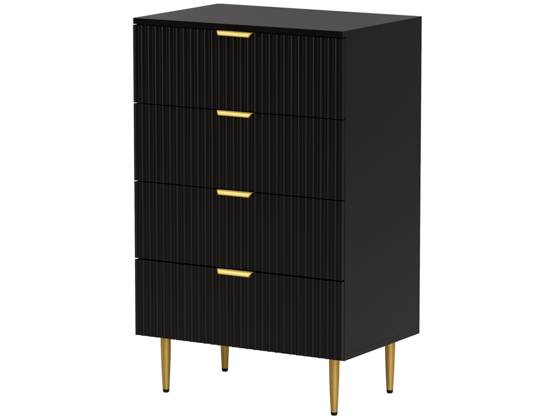 Cama, Para Quarto, Em Mdf, Preto, 60 X 40 X 96 Cm