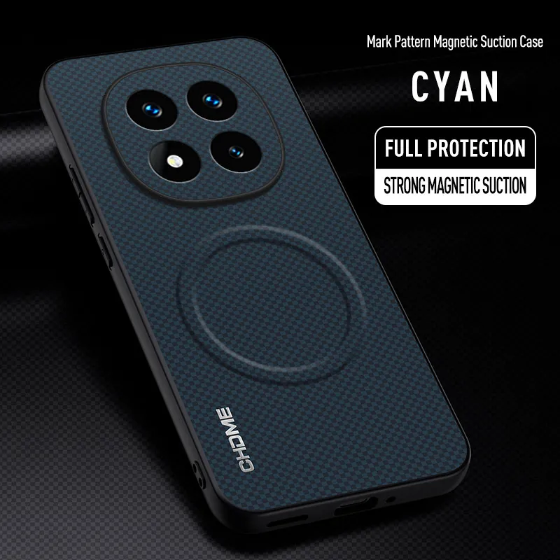 Capa Fosca Para Celular (azul, Xiaomi 17 Pro Max), Capa Protetora Magnética Magsafe Anti-impressão Digital.