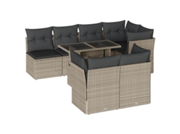 Garden Sofa Set, Garden Sofa Sets Vidaxl Cinzeto Rattan / Vime (n/a)