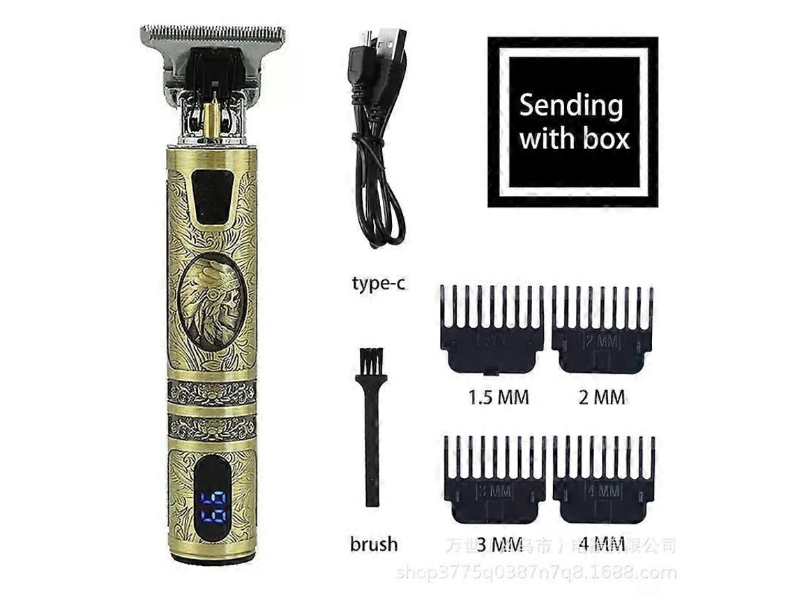 Máquina De Cortar Cabelo T9 Profissional, Barbeador Elétrico, Máquina De Cortar Cabelo Masculina Recarregável Via Usb, Aparador De Cabelo Para Ho
