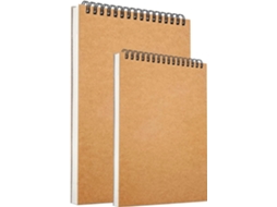 Pacote de Caderno de Desenho A5 A4 com Capa Dura e Espiral, 160g, Jia BRILVIBERA