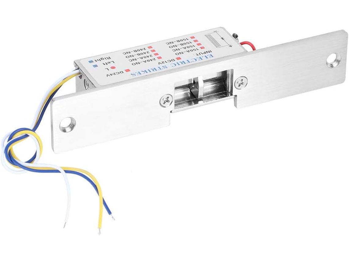 Fechadura De Segurança Elétrica 12v Com Cátodo E Feedback Sinal Para Edifícios Comerciais, Em Aço Inoxidável E Liga De