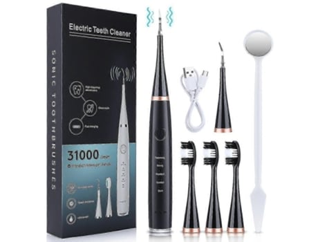 Limpador Dental Elétrico Ultrassônico (2023) Novo Uso Doméstico Remoção De Tártaro Dentes Amarelos Cuidados Orais Raspagem Clareamento Dental