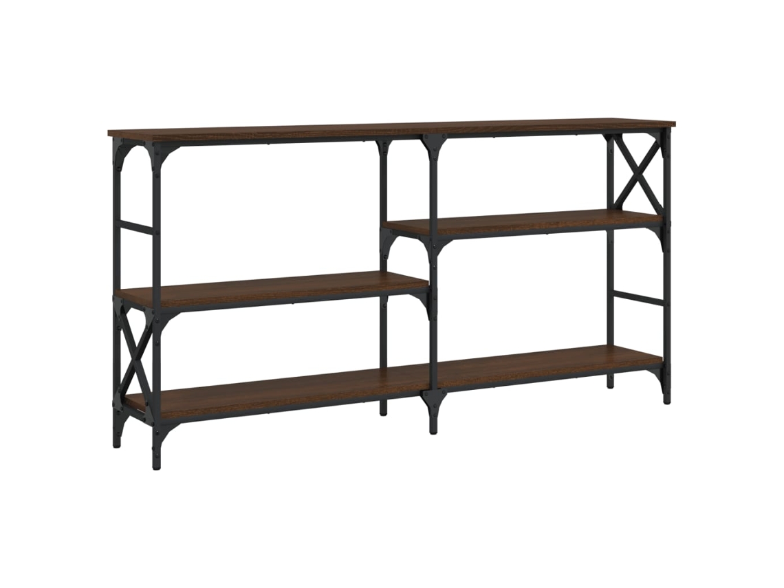 Mesa Consola Derivados de Madeira Carvalho Castanho MAISON EXCLUSIVE (150x29x76,5 cm)
