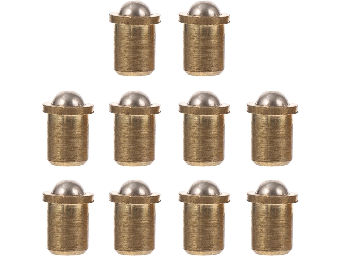 Conjunto De 10 Fechos Porta Com Mola E Esfera Em Cobre Maciço Para