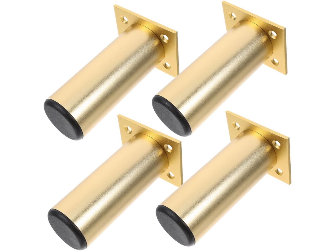 Conjunto De 4 Pés Para Móveis Armário, Faça Você Mesmo