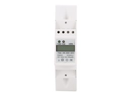 Contador de energia monofásico HKJ 2p 10a com LCD para DIN rail
