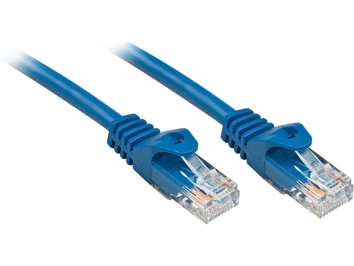 Cabo de Rede LINDY (RJ45 - 5 m - Azul)