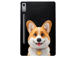 Capa Protetora Fina De Tpu Com Estampa Para Tablet Lenovo Tab P12 Corgi Tuotuo