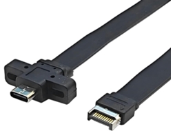 Conectores: Cabo De Extensão Do Painel Frontal Usb 3.2, Defletor