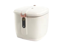 Dispensador De Arroz Hermético Com Tampa - Balde De Grande Capacidade Para Cereais, Farinha E Comida De Pets