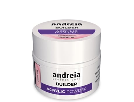 Andreia Pó De Acrílico Para Construção De Unhas Rosa 200g Andreia Professional