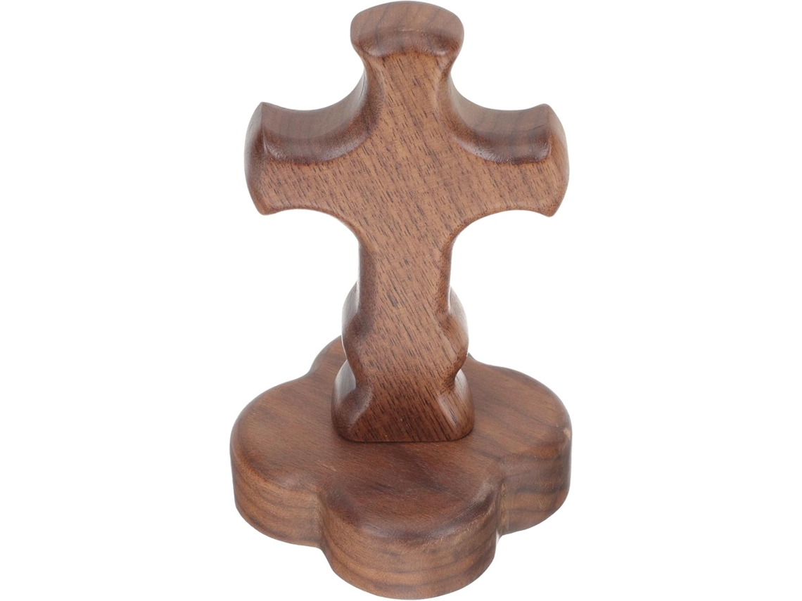 Decorativa Madeira Maciça Robusta Ornamento Católico Compacto Escritório Decoração Religiosa Elegante Estudo GOKOCO