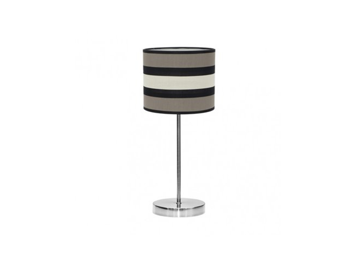 Mesa Pequena Karla 1xe14 Taupe/bege 42x17x17 Cm Fabrilamp