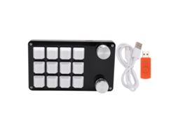 Teclado Mecânico LAXISCREED 12 Teclas Programável Hot swappable