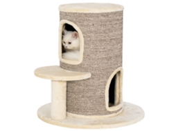 Torre De Bege Arranhão Barril Gata Arranhadora 2 Níveis Com Plataforma Perfeito Para Garra E Brincadeira 60 X 61 Cm